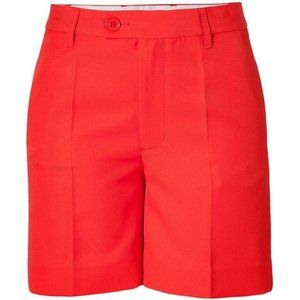 MARC by MARC JACOBS Flame SCARLET Tate TWILL Bermuda  Shorts Red ( 4 )